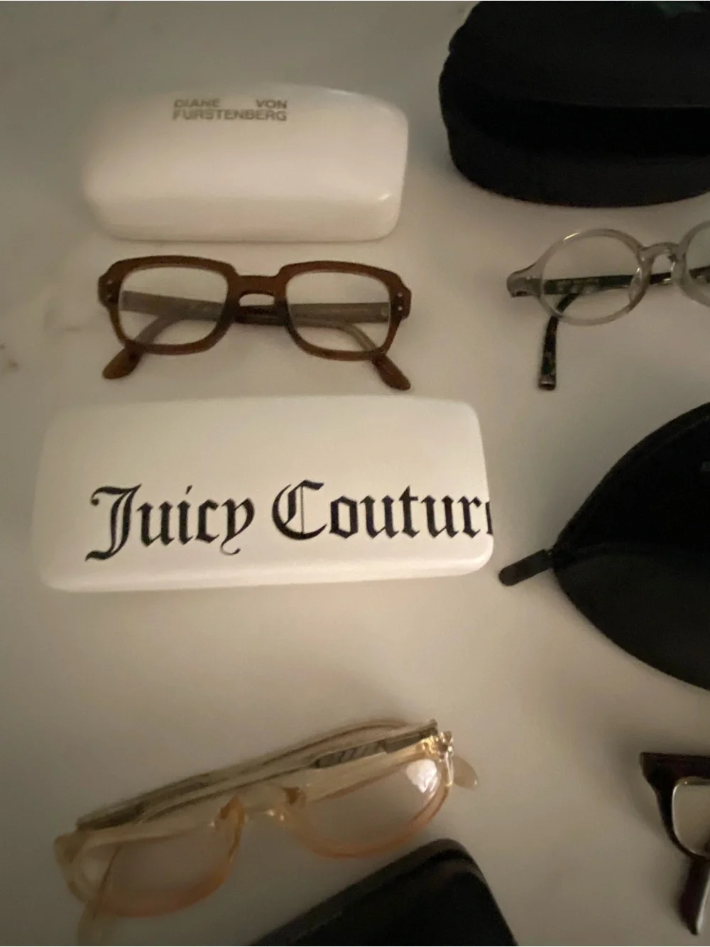Huge Eyeglasses Lot Tory Burch Burberry Coach Hard Cases